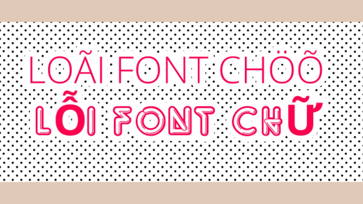 Lỗi font chữ khi in ấn tờ rơi và catalogue